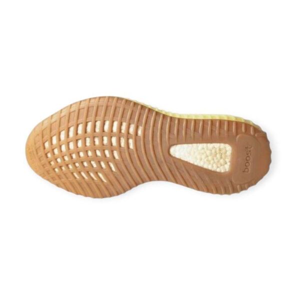 ADIDAS Yeezy Boost 350 V2 'Semi Frozen Yellow' Size 10 - Picture 9 of 9